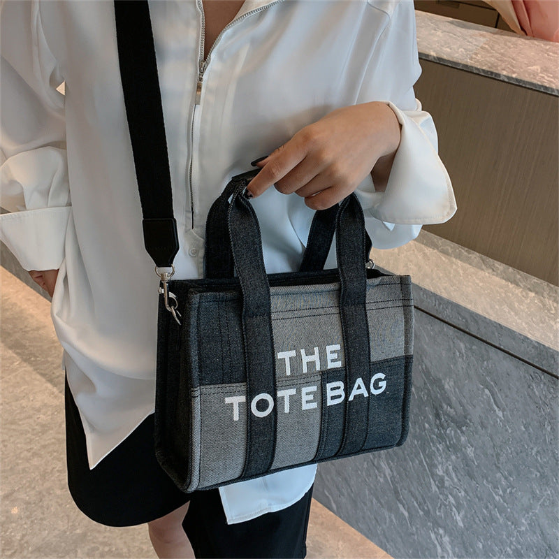 Denim Tote Bag - MJ