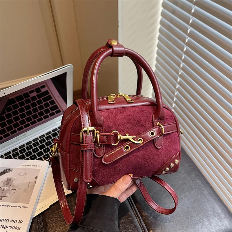 Vsper Mini Luxury Velvet Leather Aura Bag