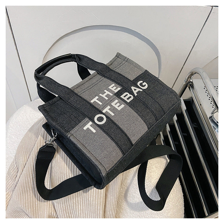 Denim Tote Bag - MJ