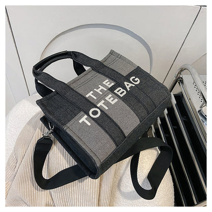 Denim Tote Bag - MJ