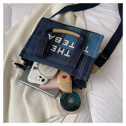 Denim Tote Bag - MJ