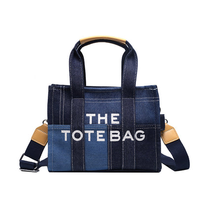 Denim Tote Bag - MJ
