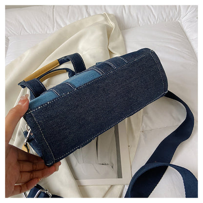 Denim Tote Bag - MJ