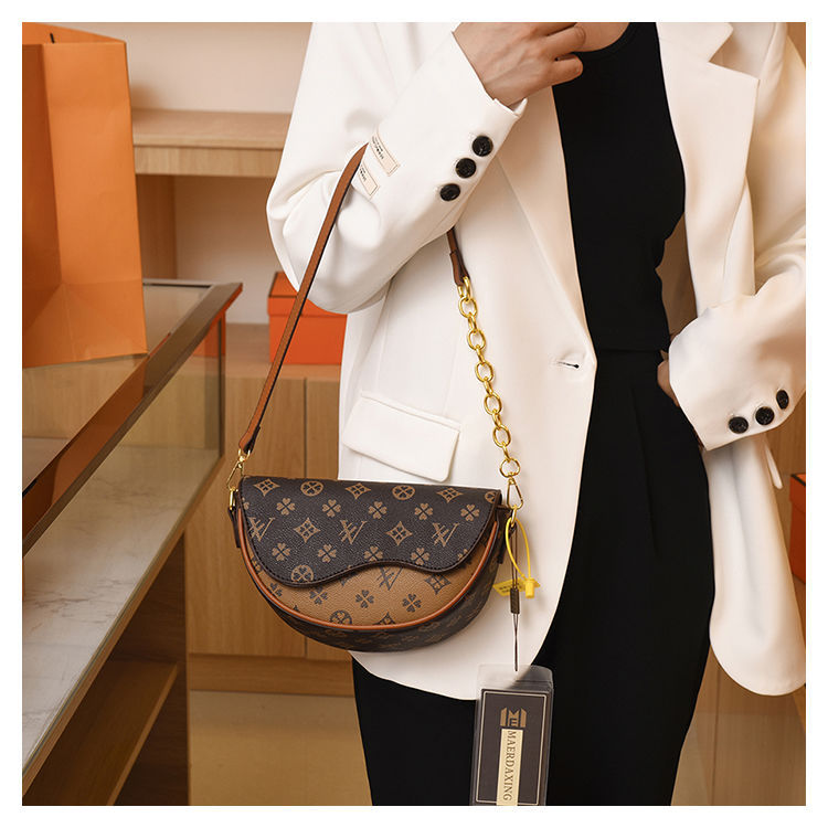 LV Leather Luxury Designer Aura Bag