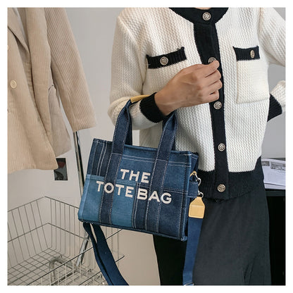 Denim Tote Bag - MJ