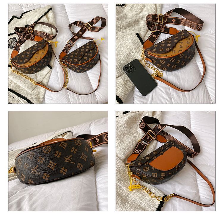 LV Leather Luxury Designer Aura Bag