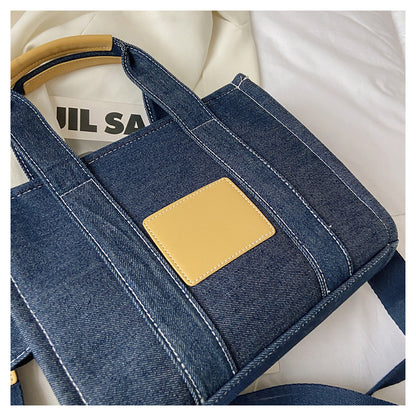 Denim Tote Bag - MJ
