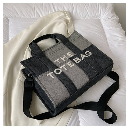 Denim Tote Bag - MJ