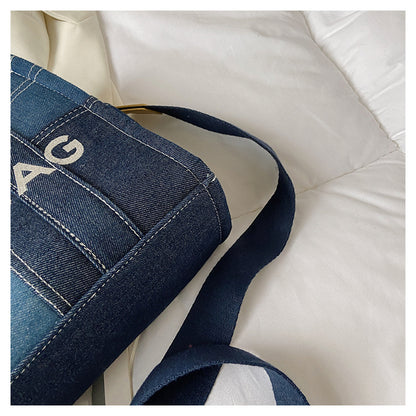 Denim Tote Bag - MJ