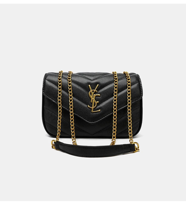 YSL Shoulder Leather Bag