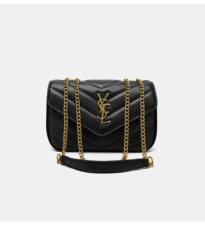 YSL Shoulder Leather Bag