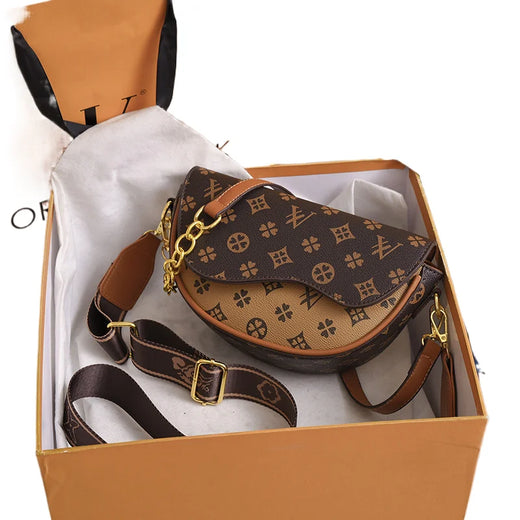 LV Leather Luxury Designer Aura Bag