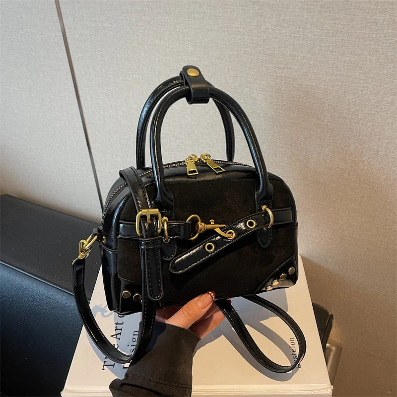 Vsper Mini Luxury Velvet Leather Aura Bag
