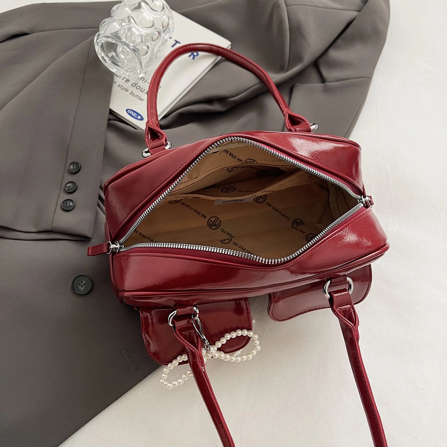 Fashionable Aura Bow Edition Versatile Shoulder Bag