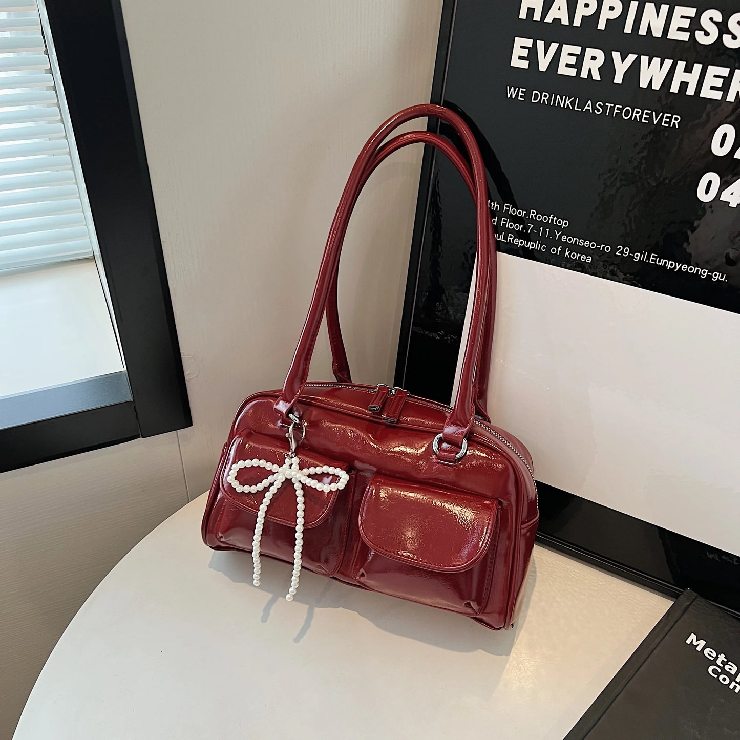 Fashionable Aura Bow Edition Versatile Shoulder Bag