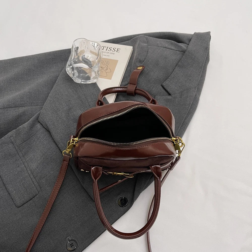 Vsper Mini Luxury Velvet Leather Aura Bag