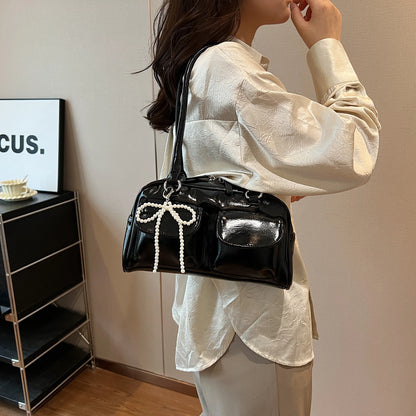Fashionable Aura Bow Edition Versatile Shoulder Bag