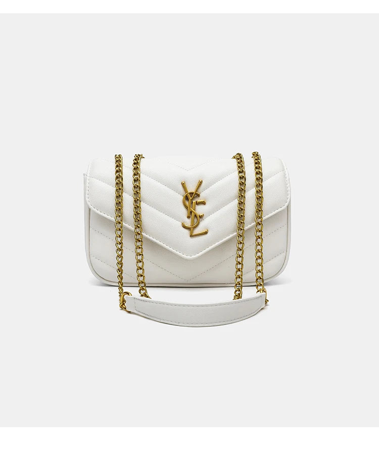 YSL Shoulder Leather Bag