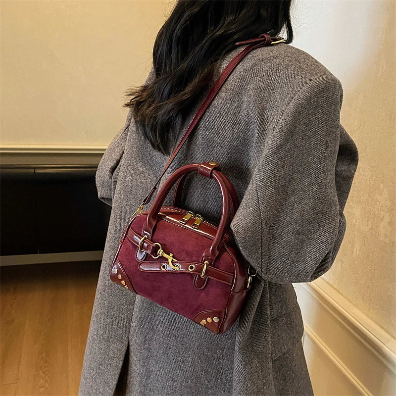 Vsper Mini Luxury Velvet Leather Aura Bag