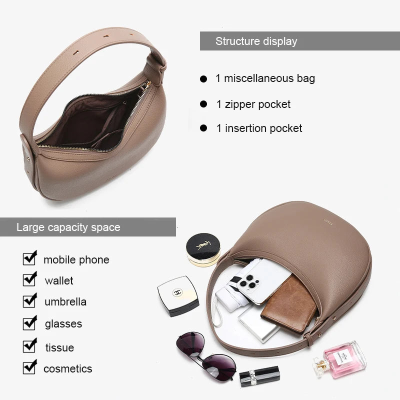FOXER Urban Chic PU Leather Shoulder Bag