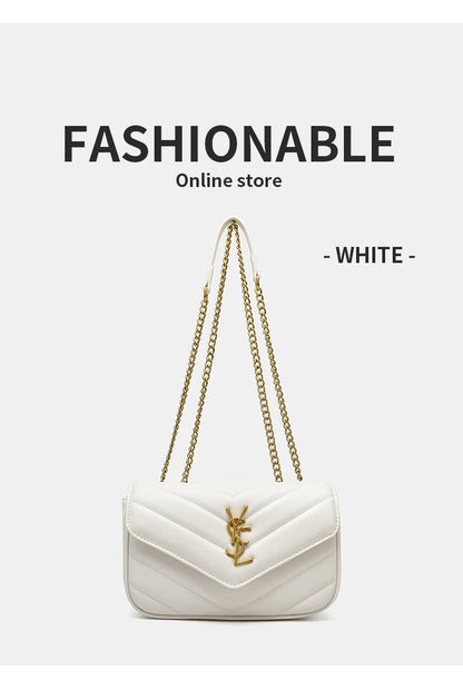 YSL Shoulder Leather Bag