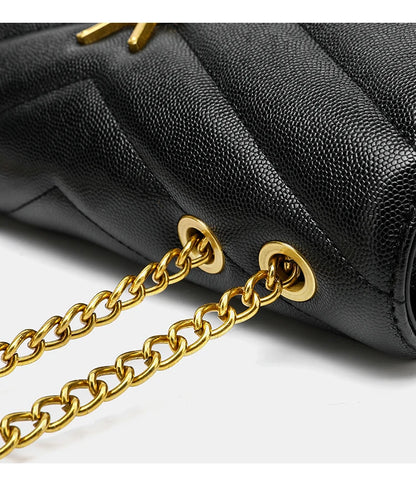 YSL Shoulder Leather Bag