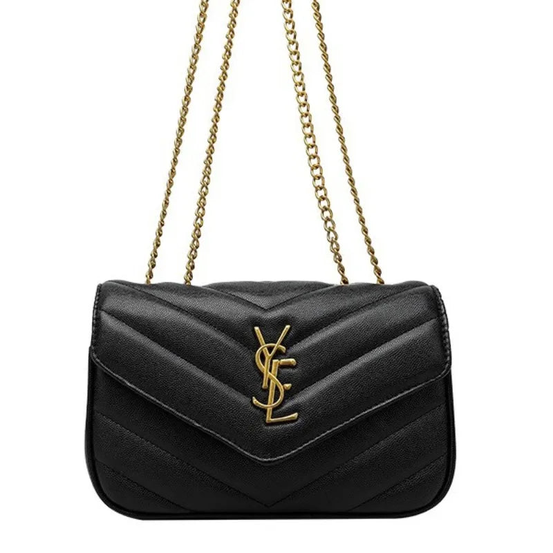 YSL Shoulder Leather Bag