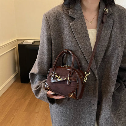 Vsper Mini Luxury Velvet Leather Aura Bag