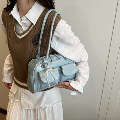 Fashionable Aura Bow Edition Versatile Shoulder Bag