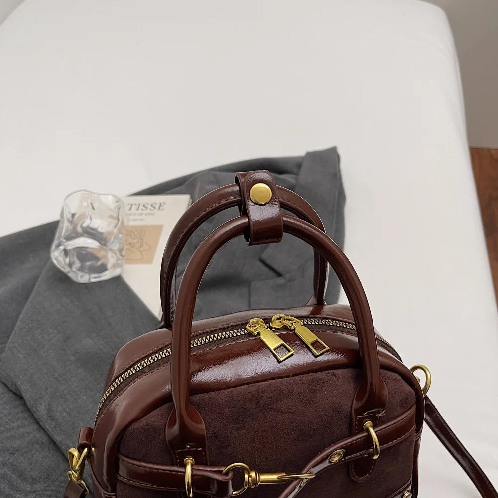 Vsper Mini Luxury Velvet Leather Aura Bag