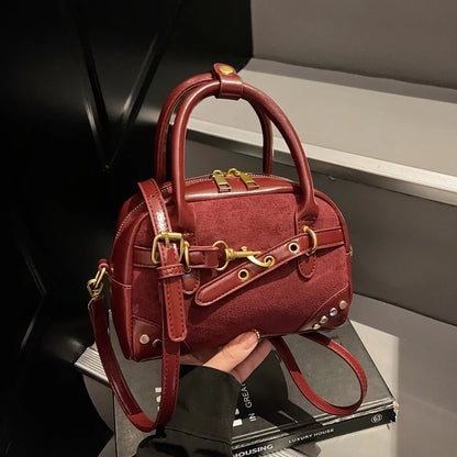 Vsper Mini Luxury Velvet Leather Aura Bag