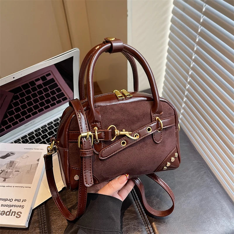 Vsper Mini Luxury Velvet Leather Aura Bag