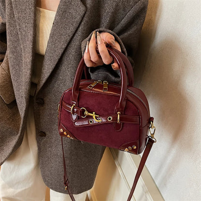 Vsper Mini Luxury Velvet Leather Aura Bag