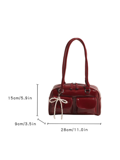 Fashionable Aura Bow Edition Versatile Shoulder Bag