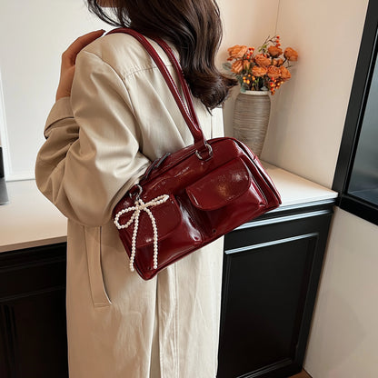 Fashionable Aura Bow Edition Versatile Shoulder Bag