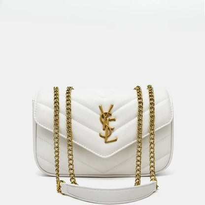 YSL Shoulder Leather Bag