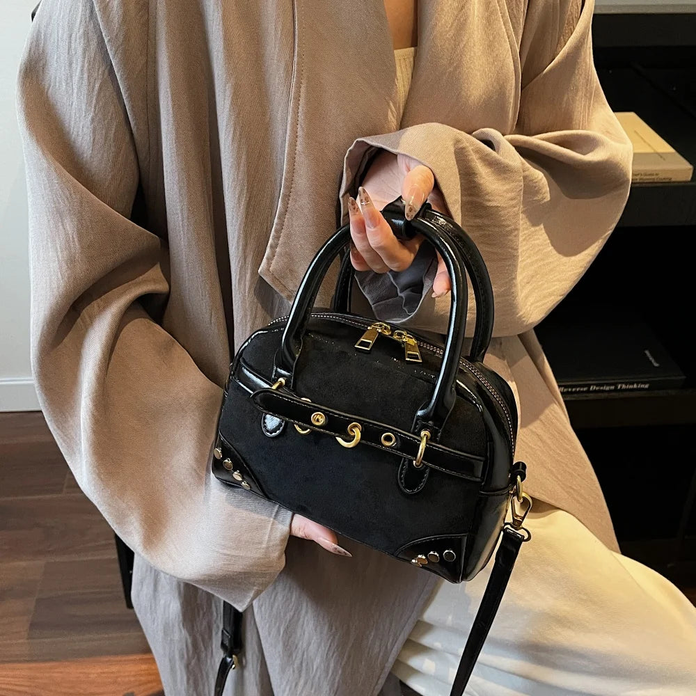 Vsper Mini Luxury Velvet Leather Aura Bag