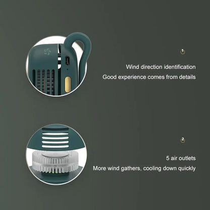 Portable Silent Mini Clip Fan (high speed)