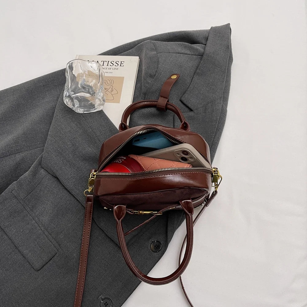Vsper Mini Luxury Velvet Leather Aura Bag