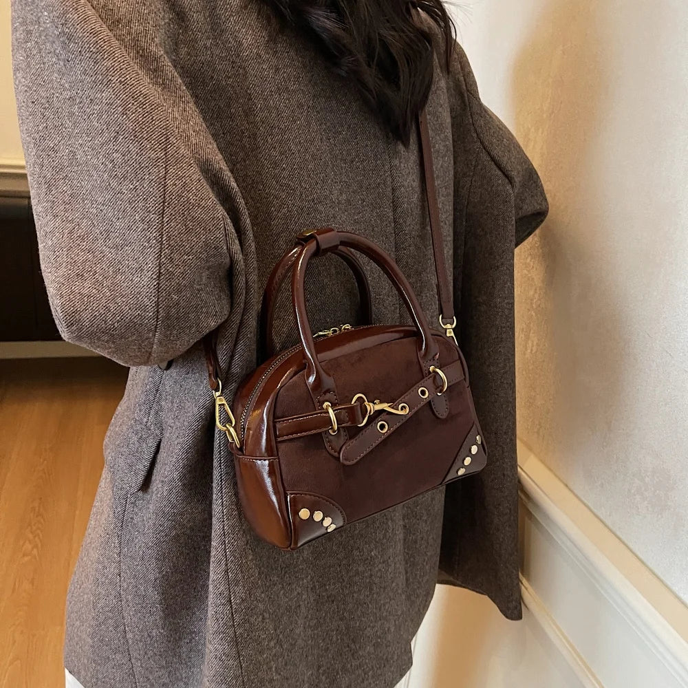 Vsper Mini Luxury Velvet Leather Aura Bag