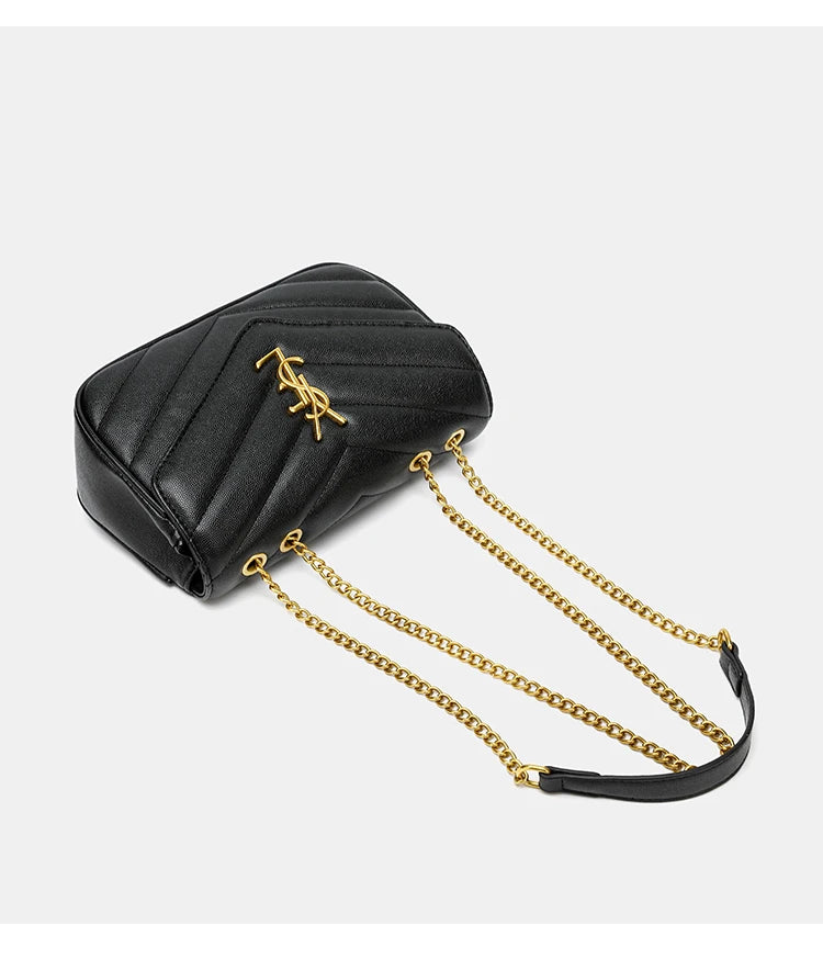 YSL Shoulder Leather Bag