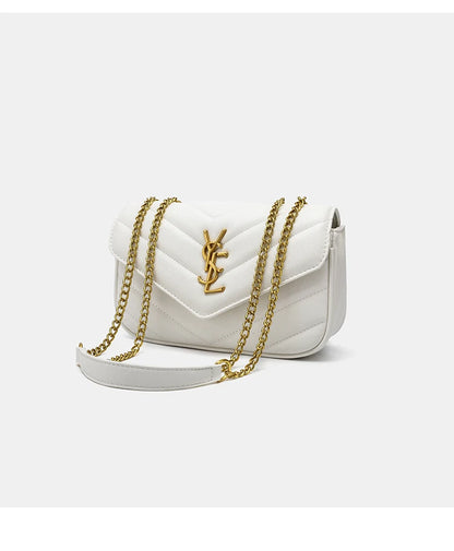 YSL Shoulder Leather Bag