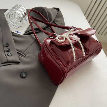 Fashionable Aura Bow Edition Versatile Shoulder Bag