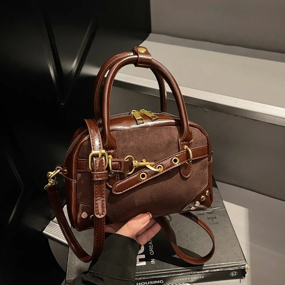 Vsper Mini Luxury Velvet Leather Aura Bag