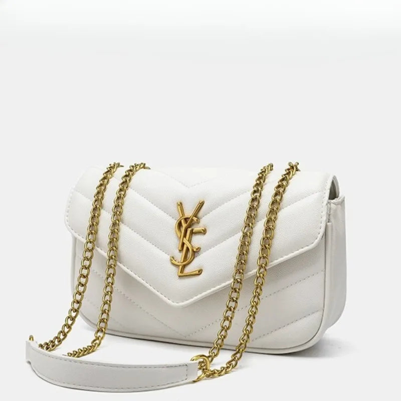 YSL Shoulder Leather Bag