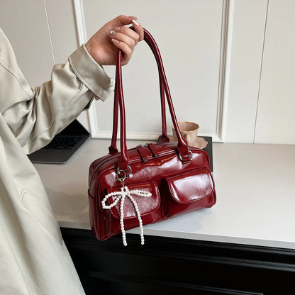 Fashionable Aura Bow Edition Versatile Shoulder Bag